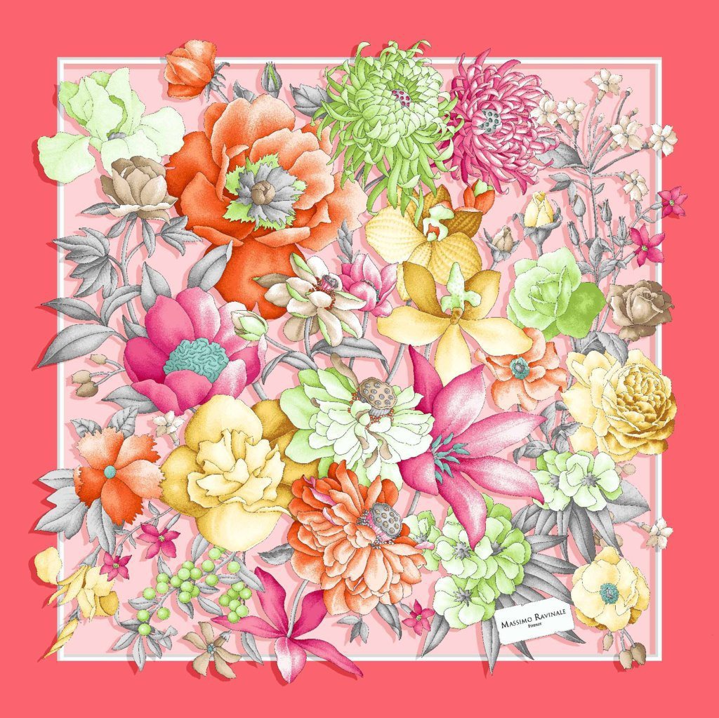Bandana Bouquet Pesca