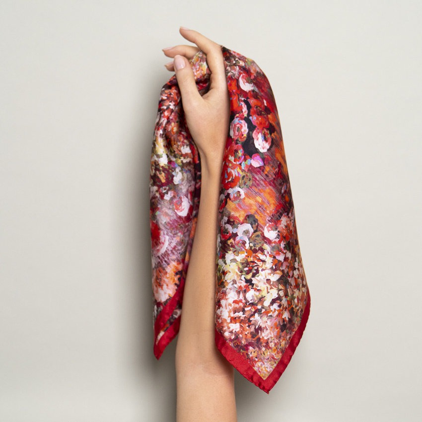 Bandana Monet Rosso