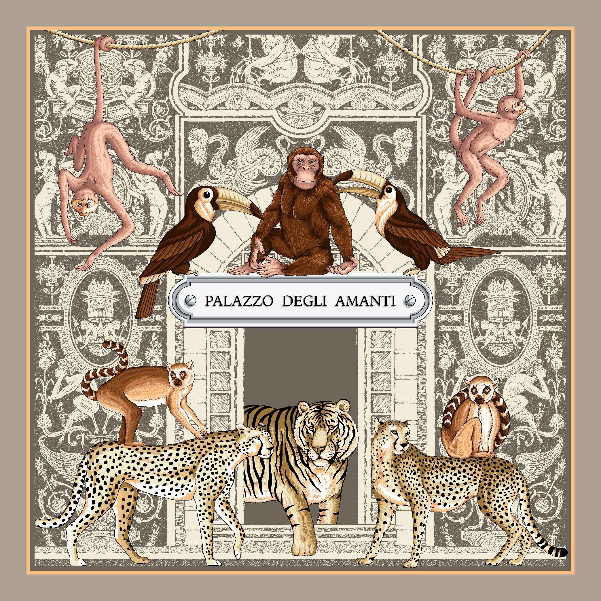 Bandana Palazzo Amanti Taupe