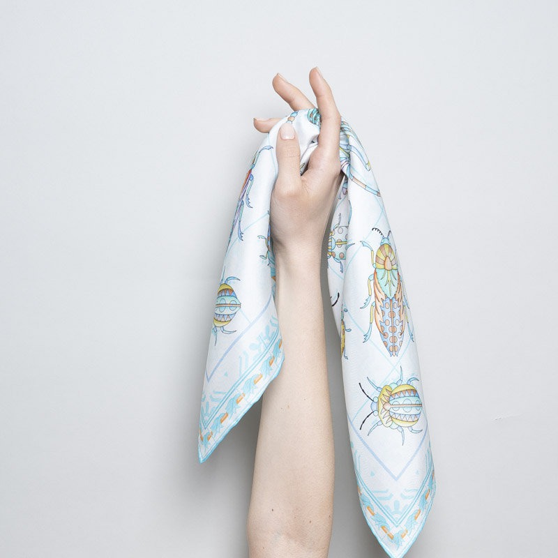 Bandana Scarabeo Turchese Azzurro