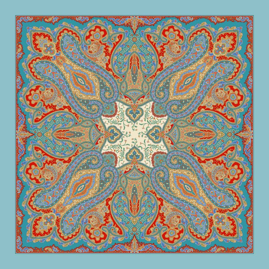 Bandana Tabriz Turchese