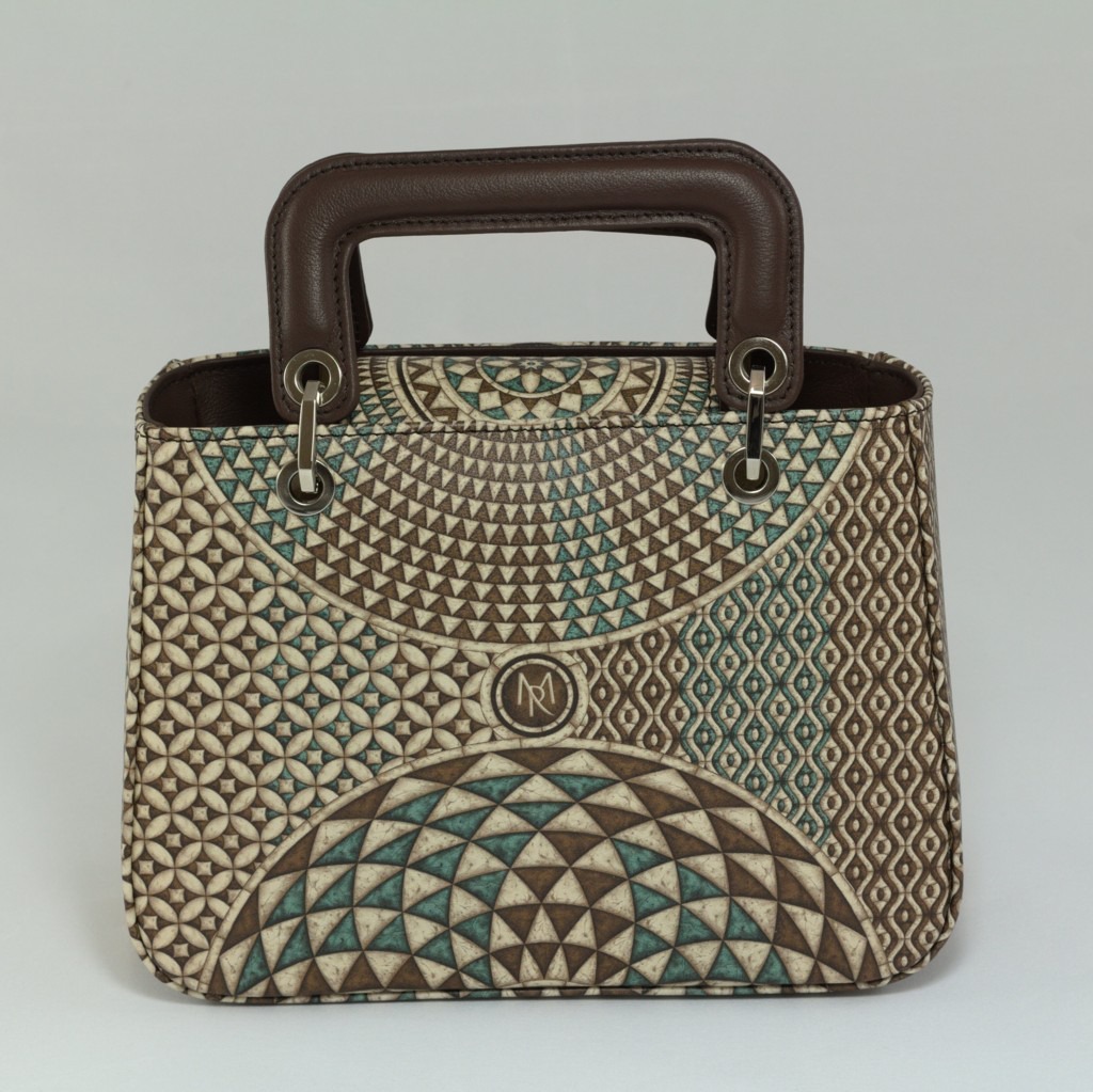 Borsa Tarsia Marmorea Cioccolato