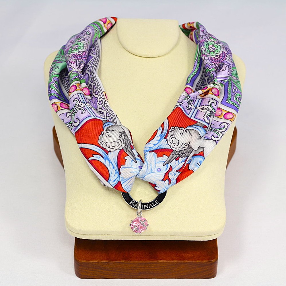 Collana Seta Uffizi Arancio