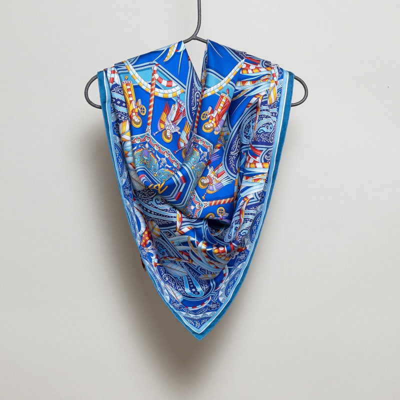 Foulard Angeli Musicanti Blu