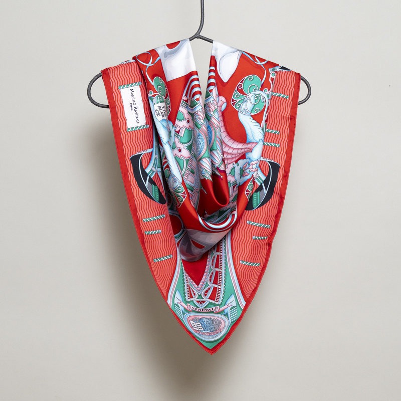 Foulard Carnevale di Venezia Rosso — ESAURITO