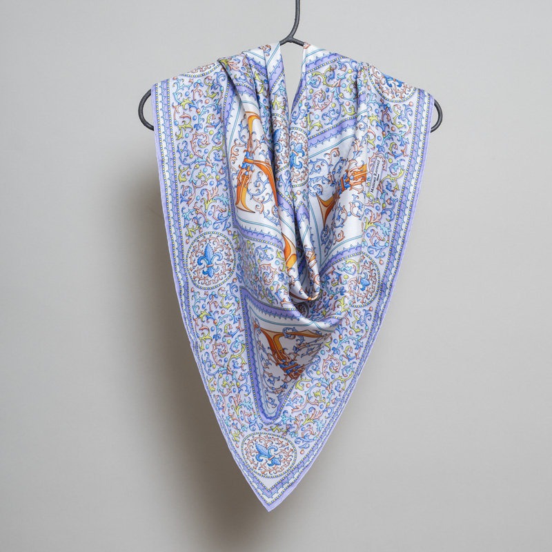 Foulard Carta Fiorentina Lilla