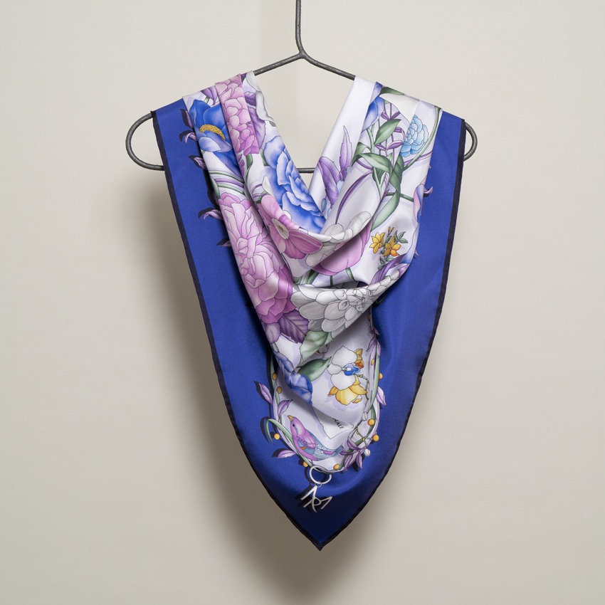 Foulard Clori Cobalto