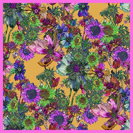 Foulard Elianto Fondo Giallo