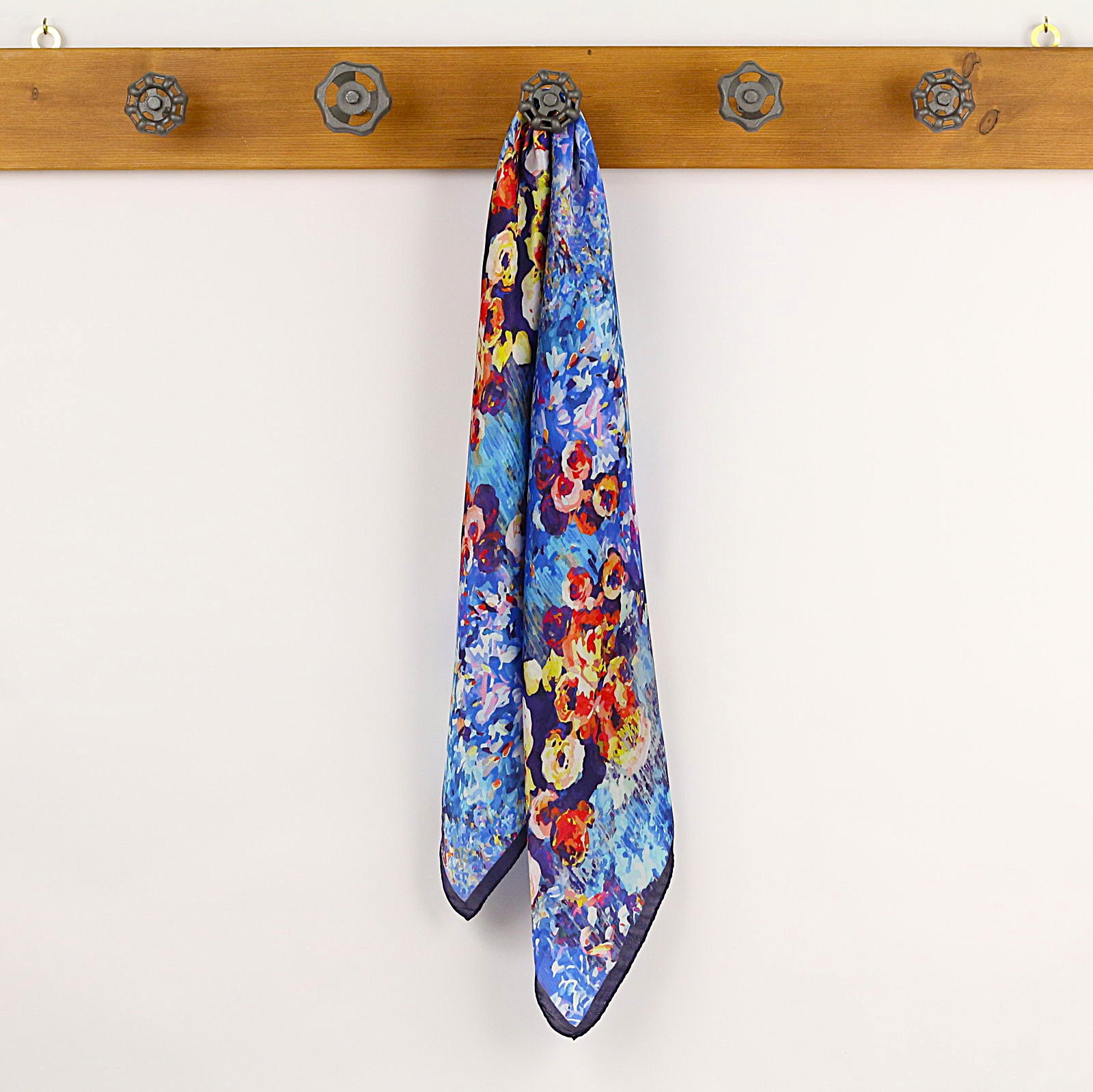 Foulard Monet Colorato Blu