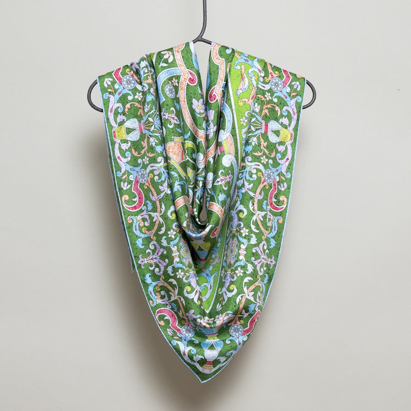Foulard Mosaico Fiorentino Verde