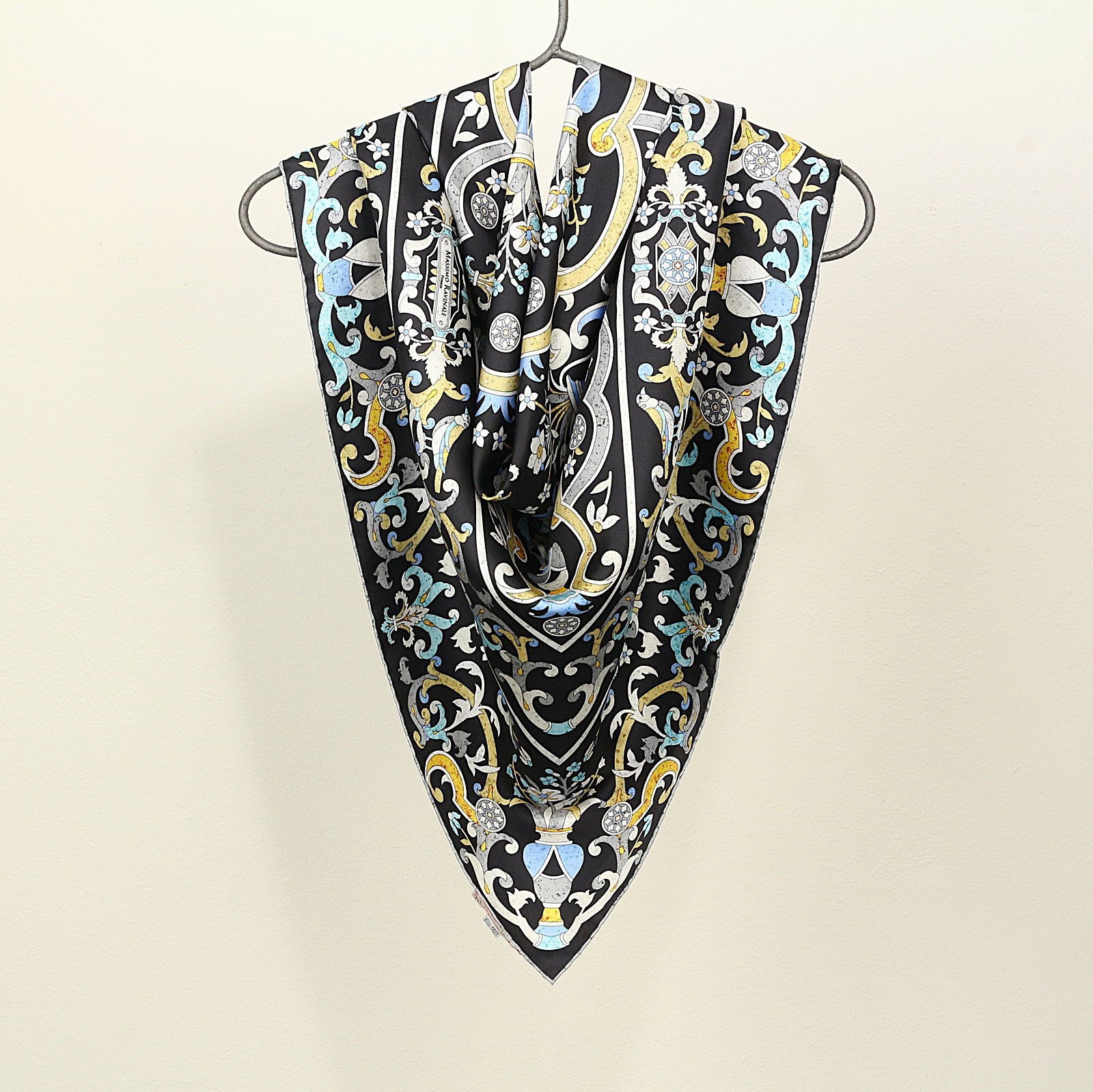Foulard Mosaico Fiorentino Nero