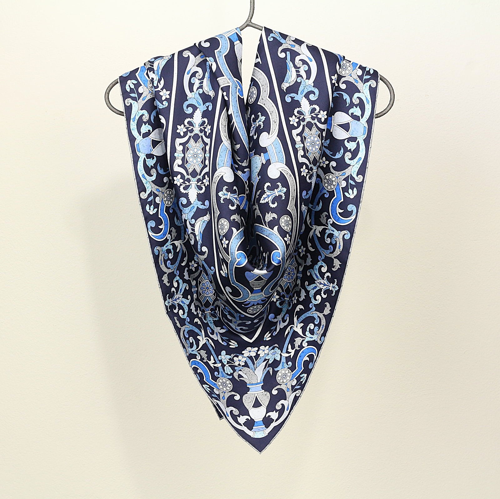 Foulard Mosaico Fiorentino Navy