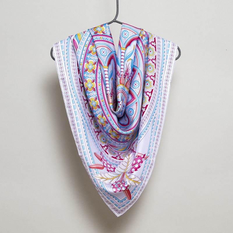 Foulard Rosone di Santa Maria del Fiore Lilla