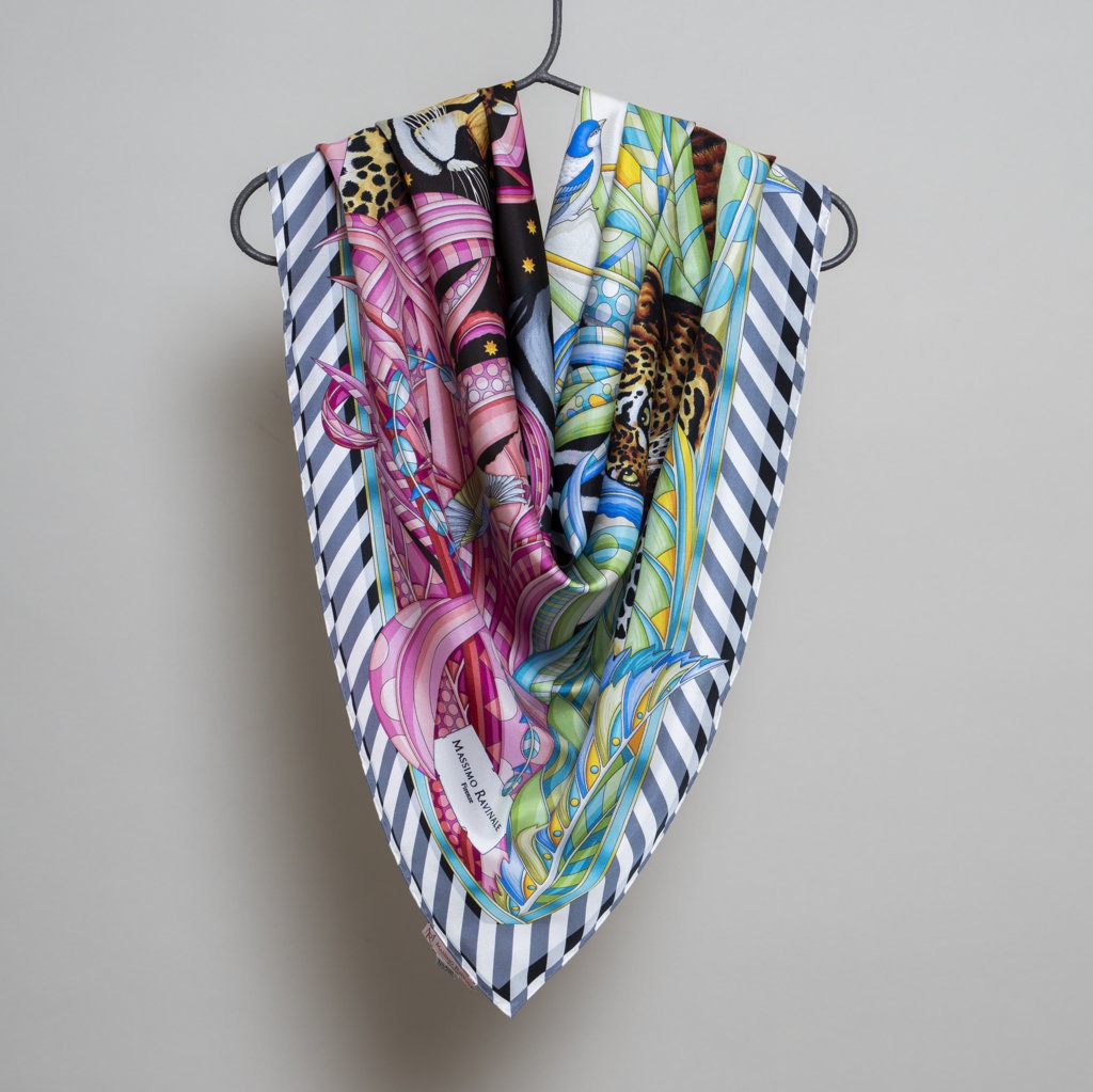 Foulard Safari Fucsia