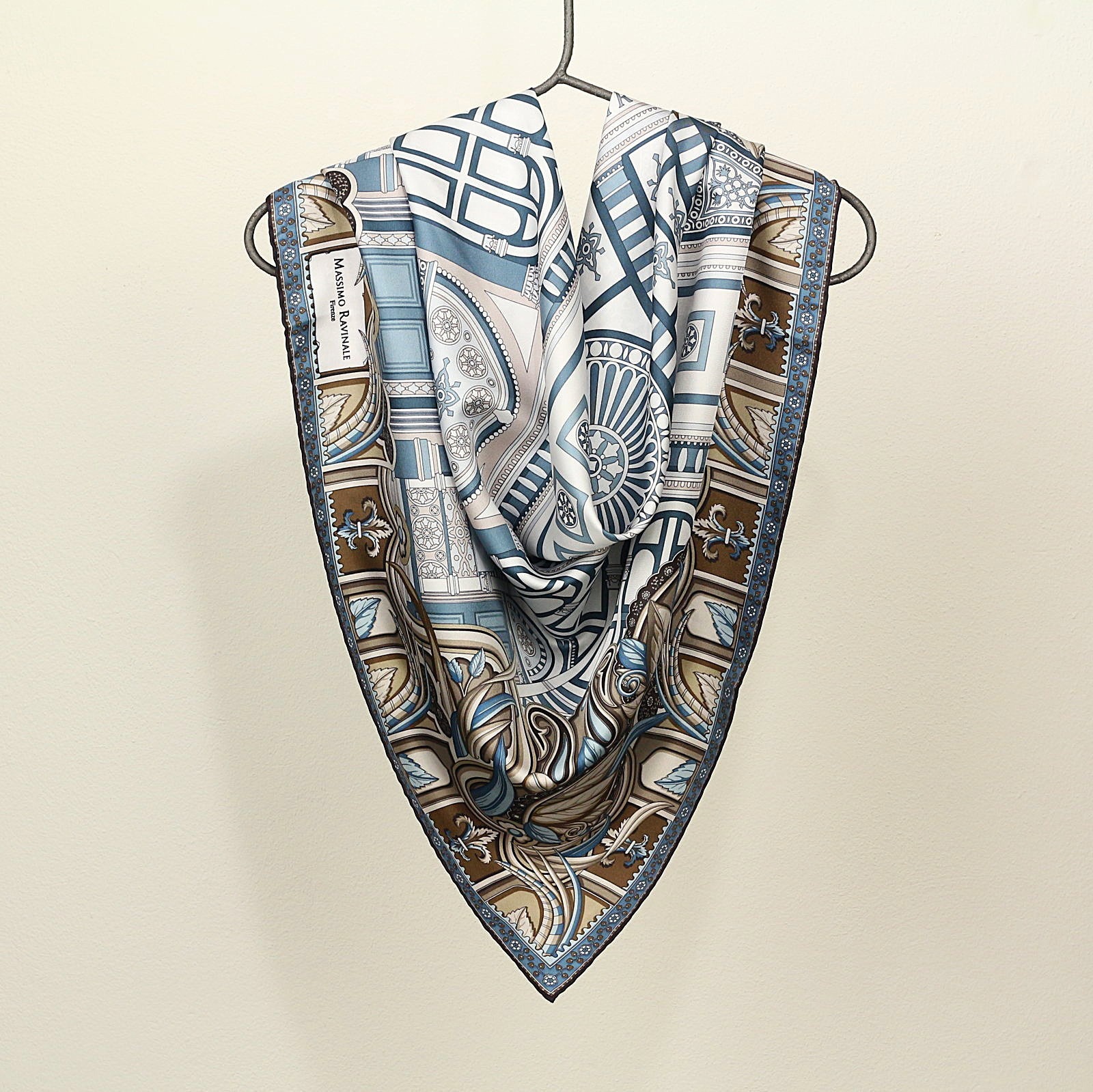 Foulard Santa Maria Novella Taupe — ESAURITO