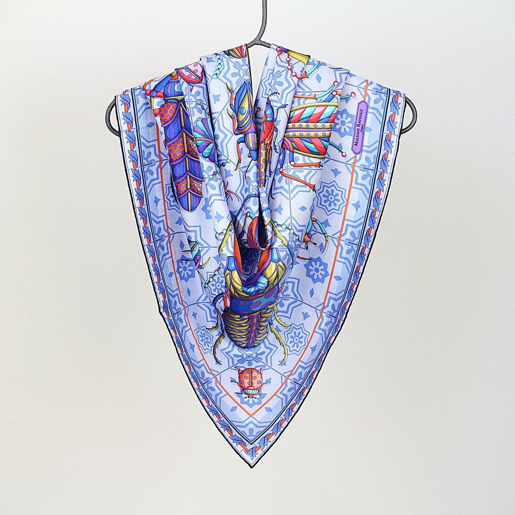 Foulard Scarabeo Navy — ESAURITO