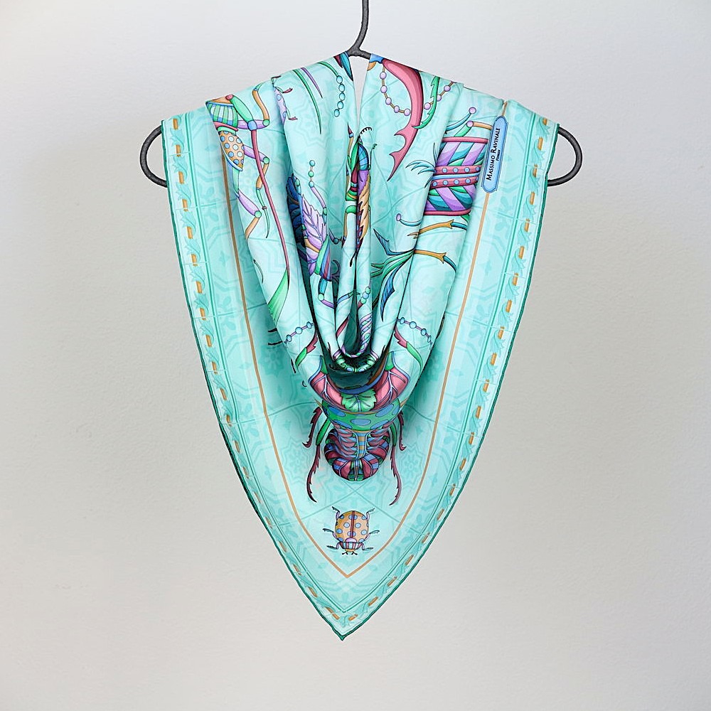 Foulard Scarabeo Verde