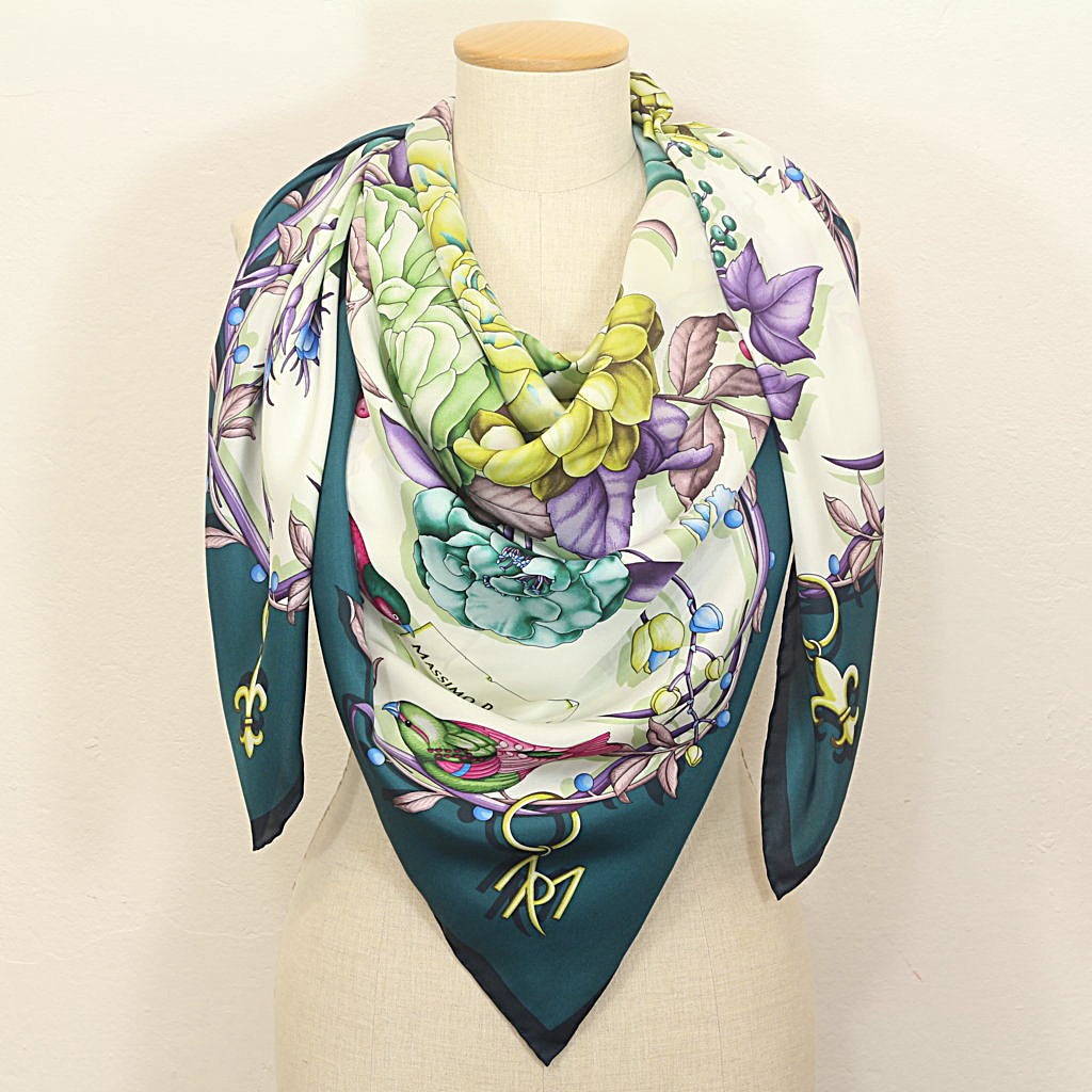 Grand Foulard Clori Petrol