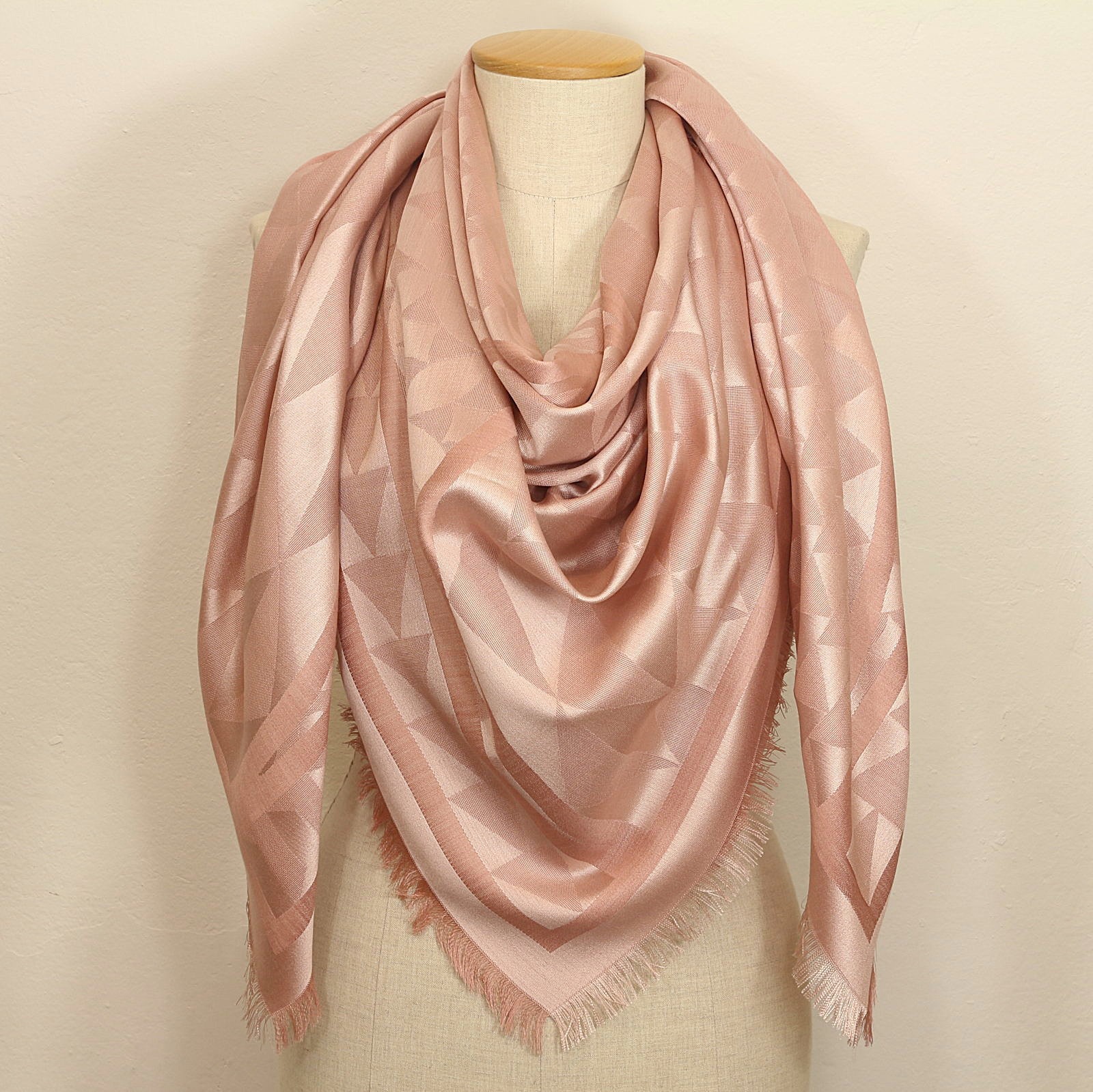 Grand Foulard Tarsia Marmorea Rosa Antico