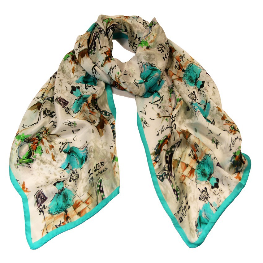 Sciarpa Ballerine Celeste